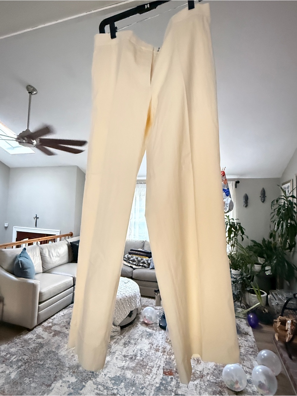 Butter yellow Wide-Leg Pants